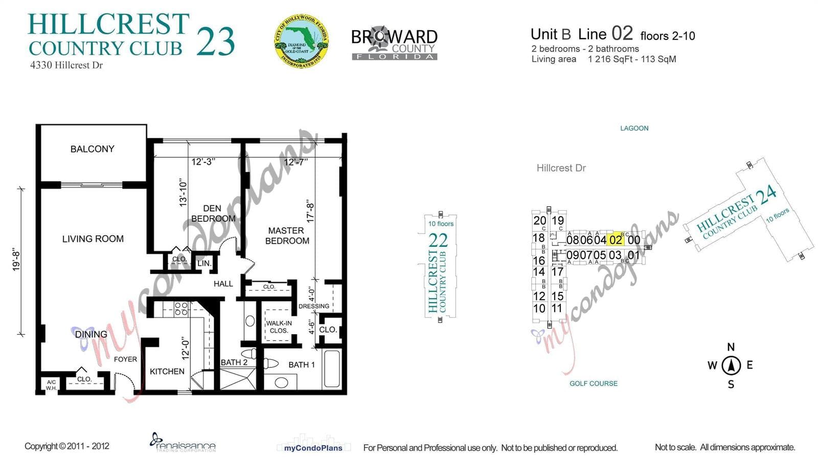 4330 HILLCREST Drive # 602, Hollywood, FL 33021 photo 13